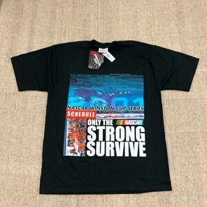 Vintage Nascar Winston Cup Shirt Mens Large Black 2000 Chase Authentic Deadstock